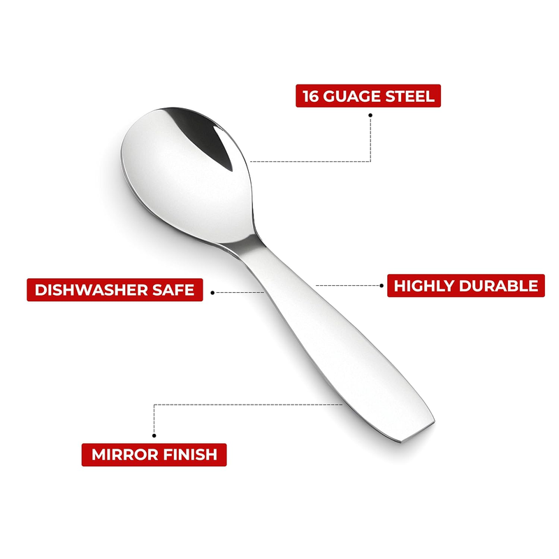  Stainless Steel Masala Spoons 16 Guage| Mini Spoons for Tea/Sugar | Spices Spoon for Kitchen 